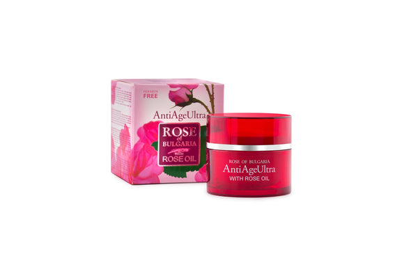 Rejuvenating face cream AntiAge Ultra Rose of Bulgaria Biofresh -50ml.