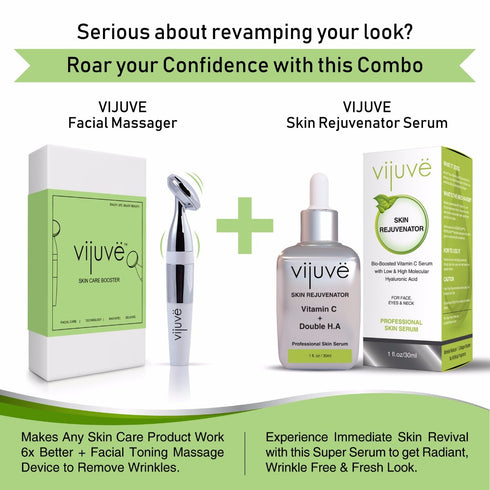 Vijuve Anti Aging Face Massager, Anti Wrinkle Neck & Face Sculpting