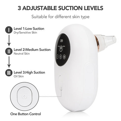 Portable Face Deep Pore Cleaner Vacuum Blackhead Remover